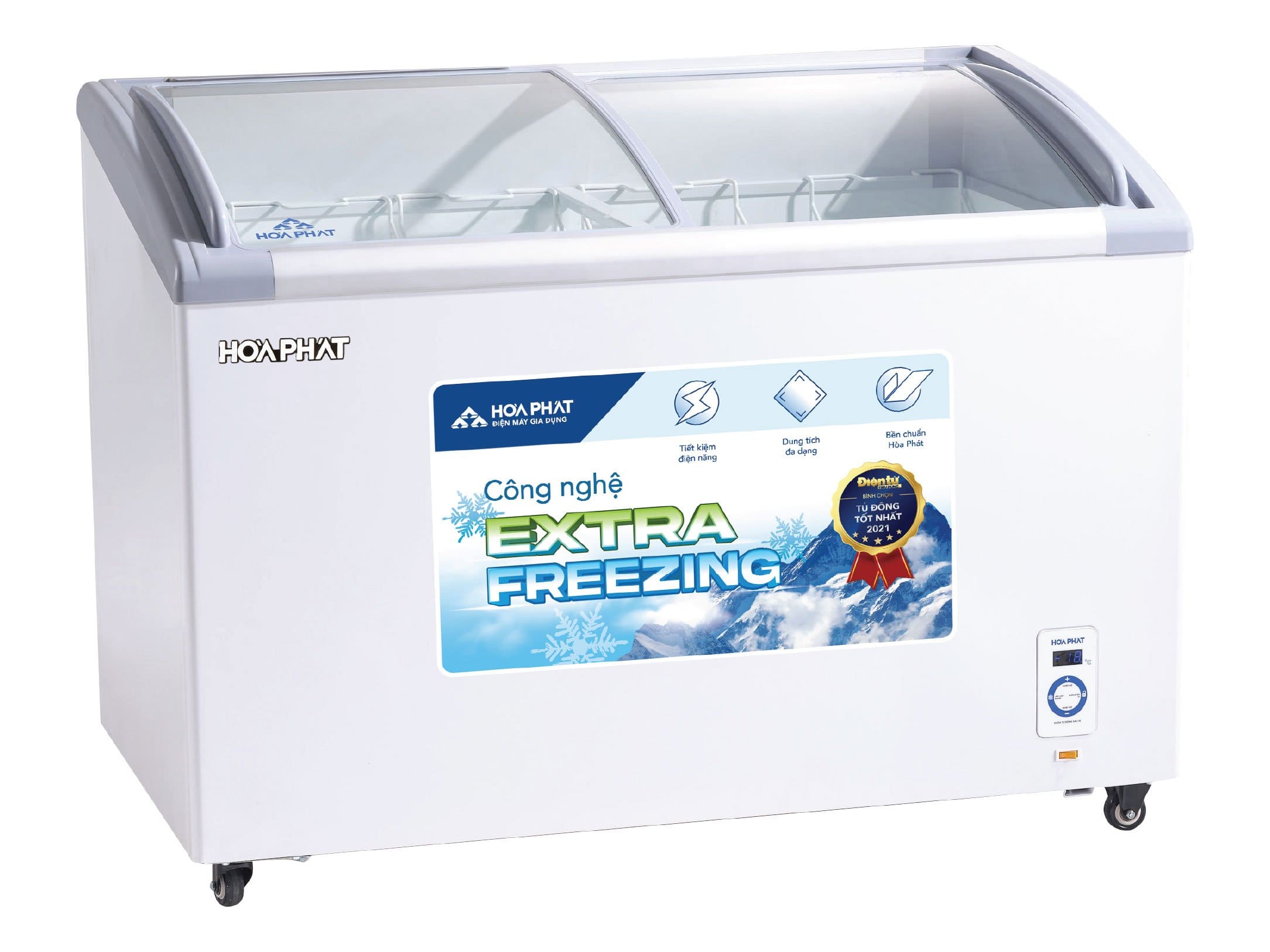 Tủ đông trưng bày Hòa Phát 451 lít HSF AD6451.C1